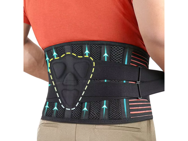 Adjustable Lumbar Support Belt for Back Pain Relief