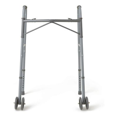 H6ebdd379f4f645bd8cf0729bbba3590cB.jpg Heavy-Duty Bariatric Folding Walker – 600lbs, Extra Wide, 5" Wheels