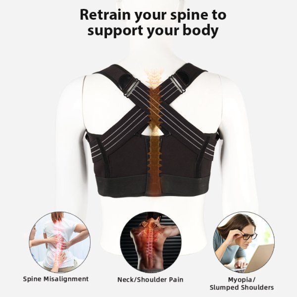 Hfb2e4252c2c943508e30cdc164e57baat.jpg Posture Corrector Belt – Adjustable Back & Shoulder Support