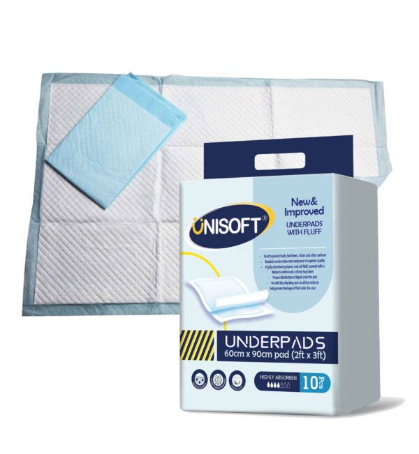 Hfcb8d8f0cf8f4bfa9e734a219d55edc5b.jpg Leak-Proof Disposable Urine Pad – Soft Incontinence Underpad